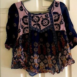 Anthro Floreat Blouse